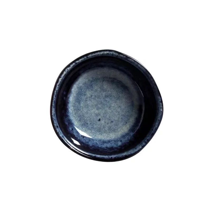 Stoneware Denim Organic Ramekin - Diam. 3.54 x 1.18" - Pack of 12