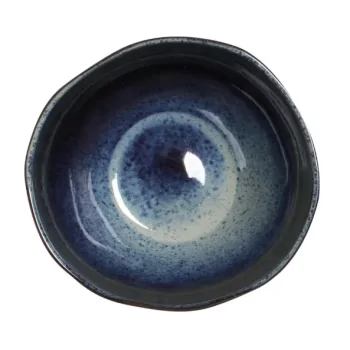 Stoneware Denim Organic Bowl - Diam. 5.24" - Pack of 12