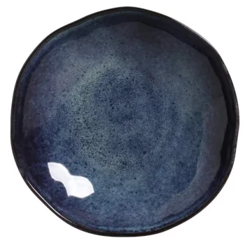 Stoneware Denim Organic Bowl - Diam. 6.9 x 2.2" - Pack of 12