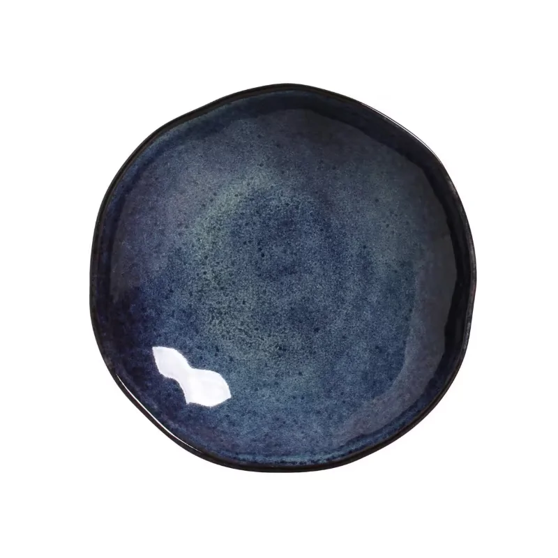 Stoneware Denim Organic Bowl - Diam. 6.9 x 2.2" - Pack of 12