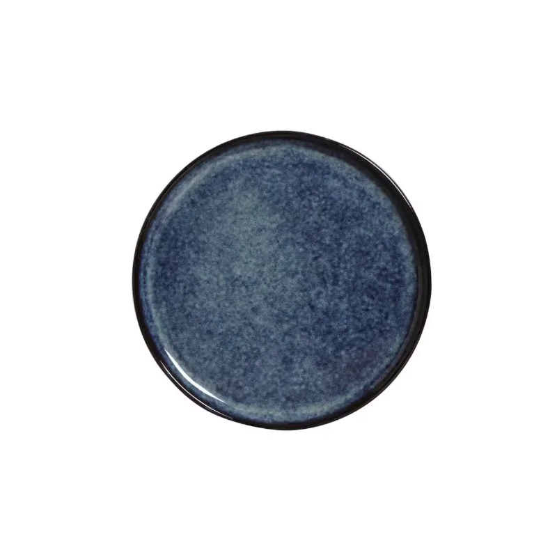 Stoneware Denim Bread Plate - Diam. 15.5 x 1.6cm - Pack of 12