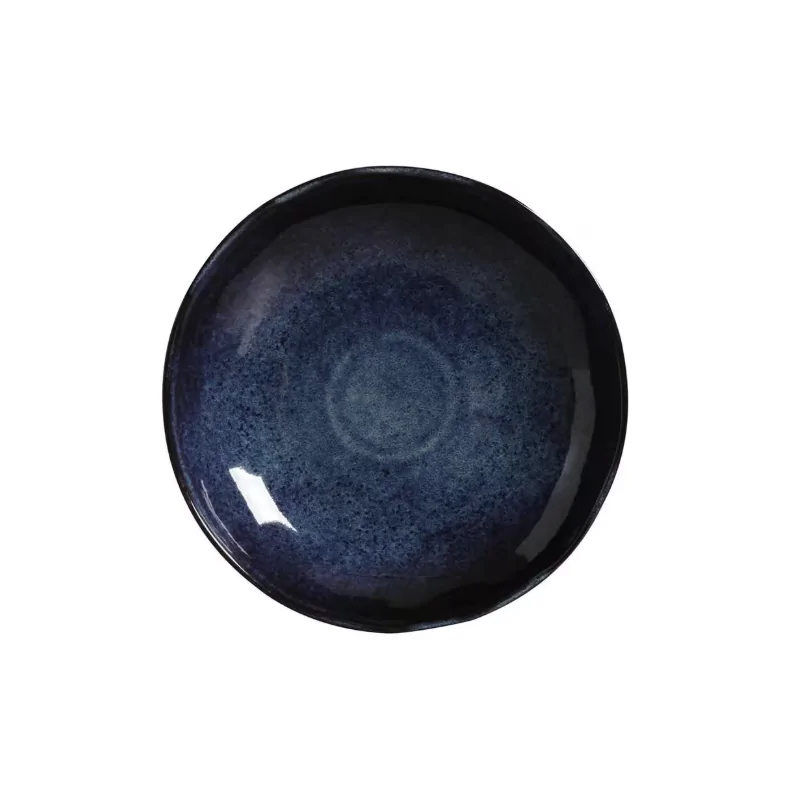 Stoneware Denim Soup Plate Bio - Diam. 9.84" - Pack of 12