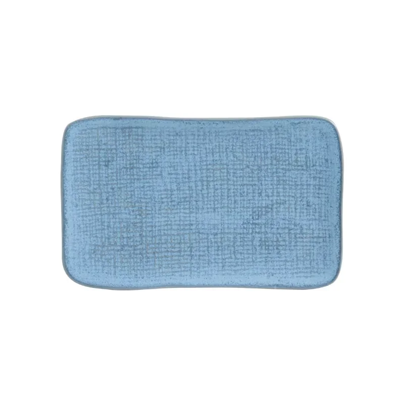 Stoneware Breeze Rectangular Platter Medium Juta - Diam. 10.63 x 6.3" - Pack of 12