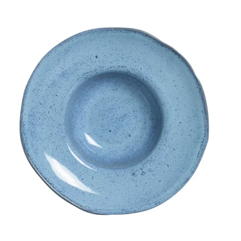Stoneware Breeze Deep Rim Plate - Diam. 11.02 x 2.56" - Pack of 12