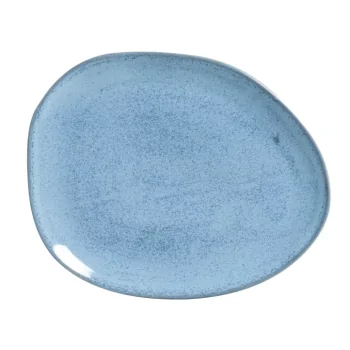 Stoneware Breeze Organic Oval Dinner Plate - Diam. 12.2" - Pack of 12