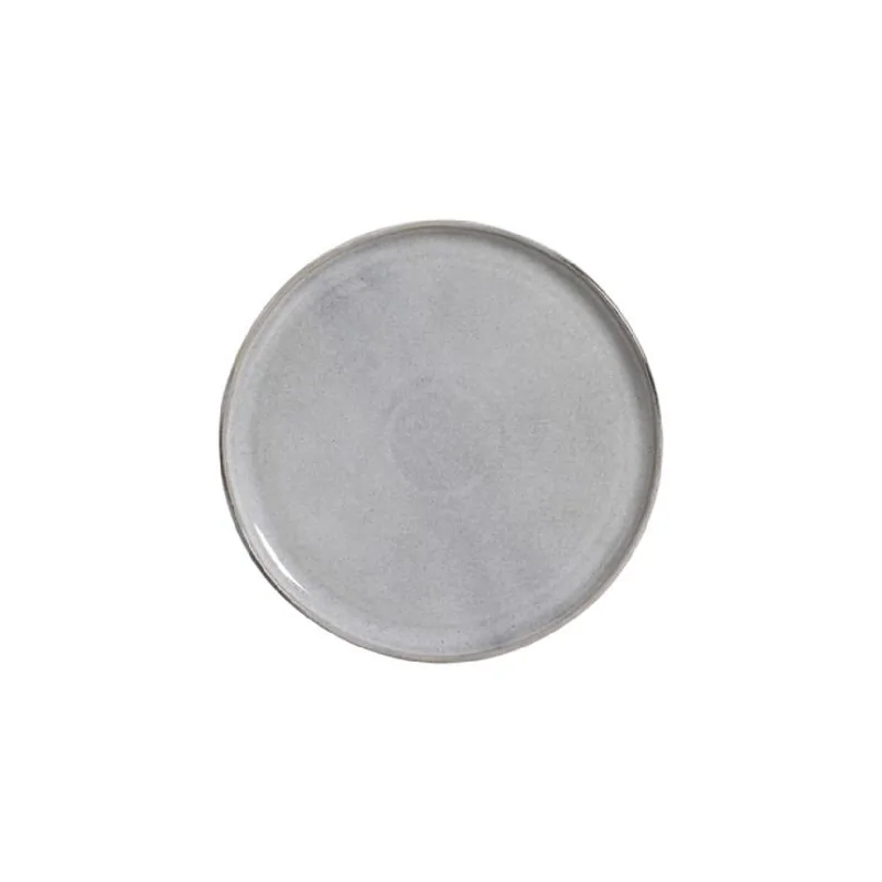 Stoneware Dust Dessert Plate Bio - Diam. 8.46"  - Pack of 12