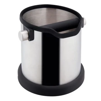 Knock box - Stainless steel - Silicone - Ø17 cm h 17.5 cm