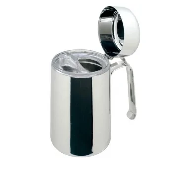 Oil Cannister with drip-free spout - Stainless steel - cl 100 - Set of 6