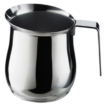 Milk Jug "Alpi" Collection - Stainless steel 18/10 - 3 cups - cl 25 - Set of 6