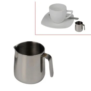 Milk - cream Jug "Mini" Stainless steel 18/10 - Supplied in skinpack - cl 1 - Set of 6