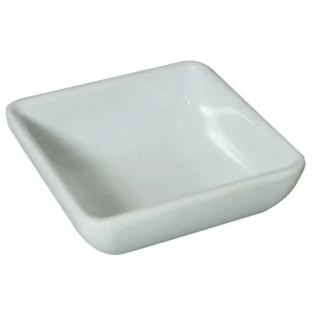 "Oriental Series" Line - Melamine Square sauce dish - Ivory mm 100x100 h 30 - Pack of 24