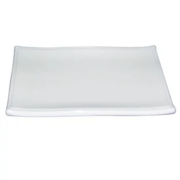 "Oriental Series" Line - Melamine Rectangular Plate - Ivory - mm 270x105 h 26 - Pack of 12