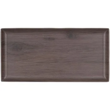Oak Wodeen Finish Melamine Platter - 300 x 150 mm H: 18 - Set of 12