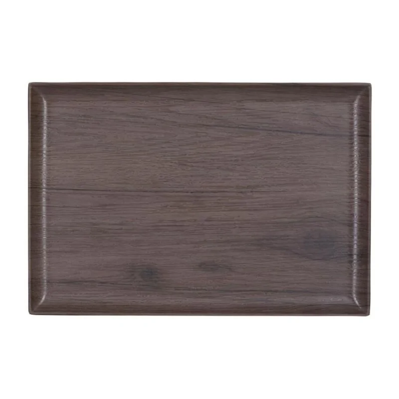 Oak Wodeen Finish Melamine Platter - 300 x 205 mm H: 18 - Set of 12 Oak Wodeen Finish Melamine Platter - 300 x 205 mm H: 18 - Set of 12