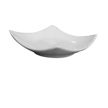 Porcelain Saucer "Wan" Small - 100 x 100 mm H: 28 - Set of 24