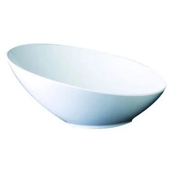 Slanted Round Melamine Bowl "Wright Bro." - 300 x 291 mm H: 137 - Set of 3