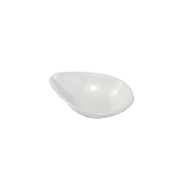 Small Drop Porcelain Dish - 100 x 77 mm H: 24 - Set of 24