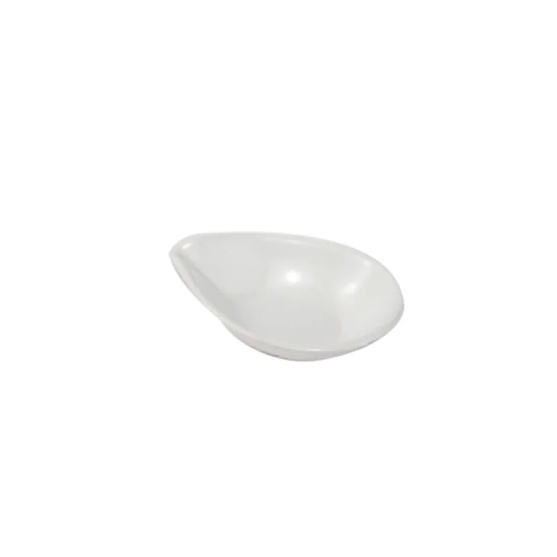 Small Drop Porcelain Dish - 100 x 77 mm H: 24 - Set of 24 Small Drop Porcelain Dish - 100 x 77 mm H: 24 - Set of 24
