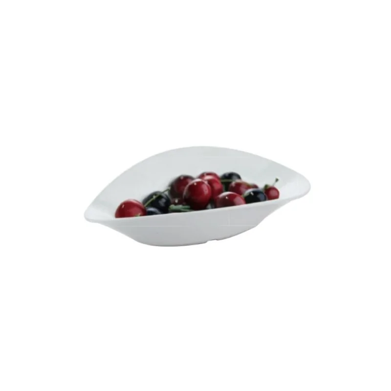 Oval Melamine Bowl "Mehndi" - 250 x 120 mm H: 75 - Set of 6