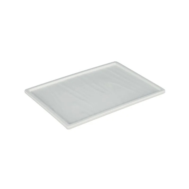 Rectangular White Melamine Tray "Taiji" - 304 x 219 x 21 mm - Set of 4 Rectangular White Melamine Tray "Taiji" - 304 x 219 x 21 mm - Set of 4