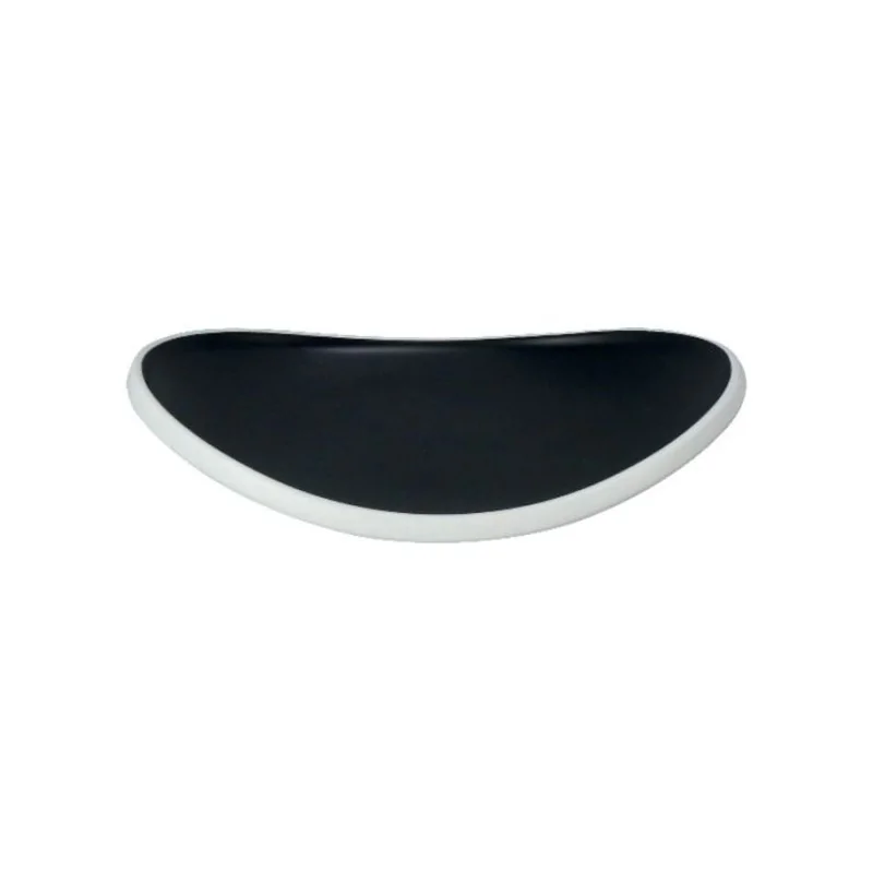 Curved Oval Black Melamine Tray "Taiji" - 280 x 209 x 51 mm - Set of 4 Curved Oval Black Melamine Tray "Taiji" - 280 x 209 x 51 mm - Set of 4