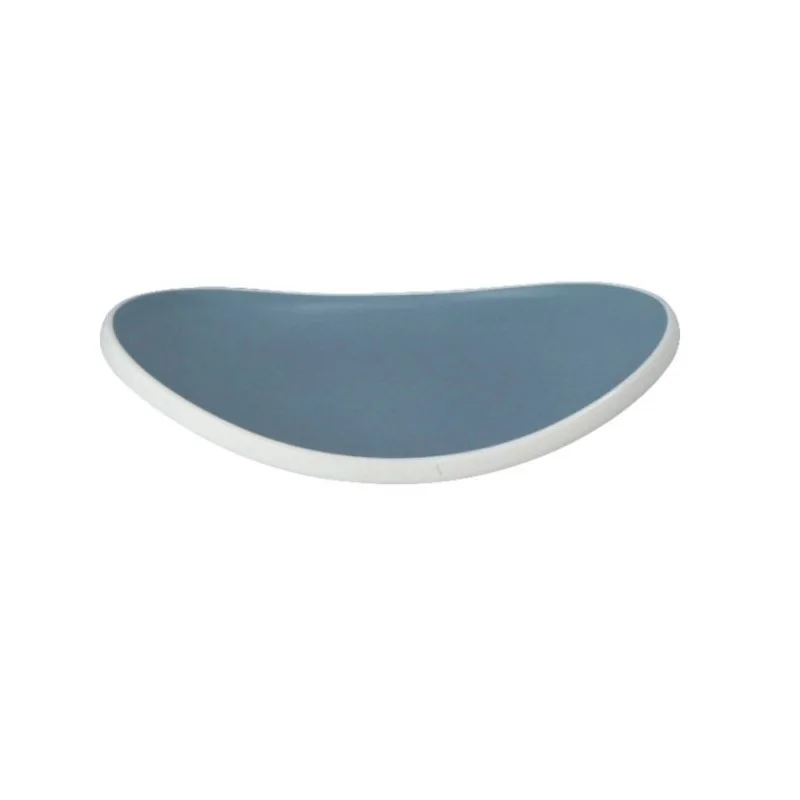 Curved Oval Blue Melamine Tray "Taiji" - 280 x 209 x 51 mm - Set of 4 Curved Oval Blue Melamine Tray "Taiji" - 280 x 209 x 51 mm - Set of 4