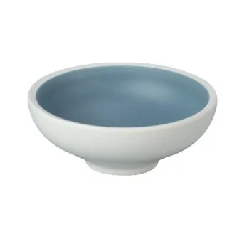 Blue Melamine Bowl "Taiji" - 217 x 217 x 80 mm - Set of 4