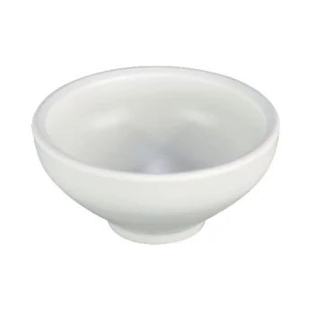 White Melamine Bowl "Taiji" - 120 x 120 x 59 mm - Set of 6