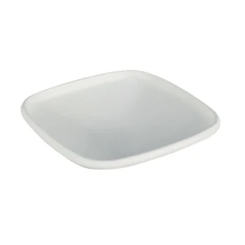 Deep Square White Melamine Plate "Taiji" - 198 x 198 x 52 mm - Set of 6