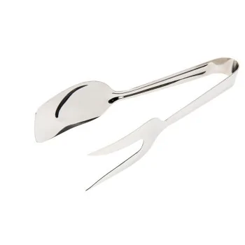Roast/Meat Tongs - Stainless Steel - 20 cm - Set of 12