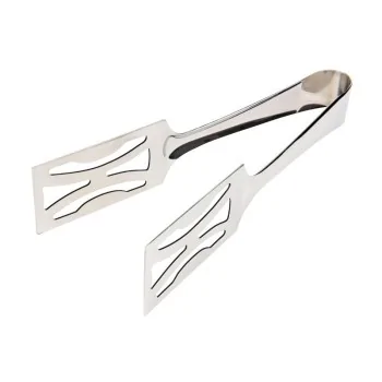 Toast/Pastry Tongs - Stainless Steel - 19 cm - Set of 12