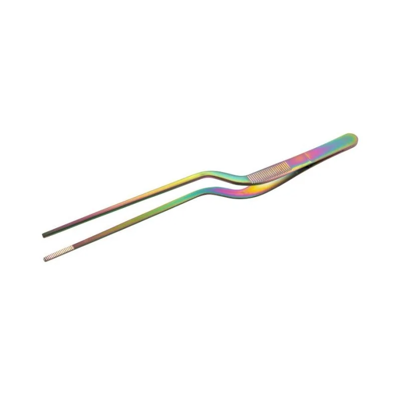 Offset Tweezers - Stainless Steel - 20 cm - Set of 12 Offset Tweezers - Stainless Steel - 20 cm - Set of 12