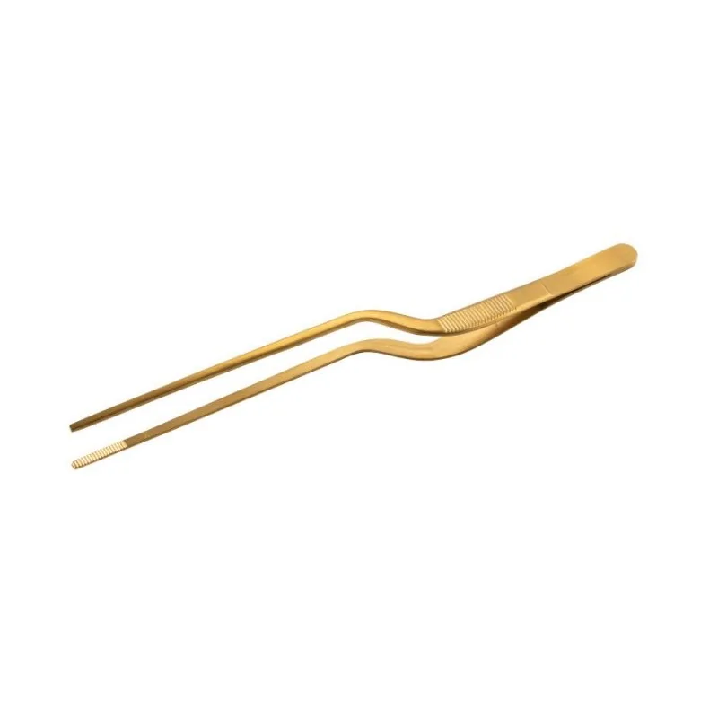 Offset Tweezers - Stainless Steel - 20 cm - Set of 12 Offset Tweezers - Stainless Steel - 20 cm - Set of 12