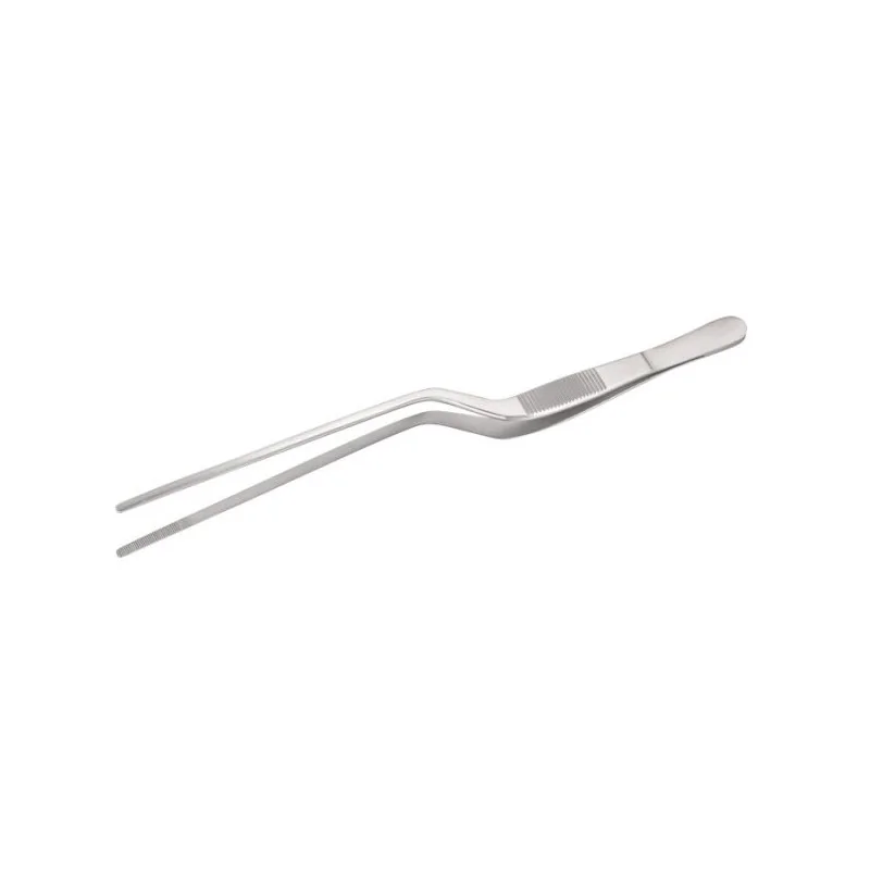 Offset Tweezers - Stainless Steel - 20 cm - Set of 12 Offset Tweezers - Stainless Steel - 20 cm - Set of 12