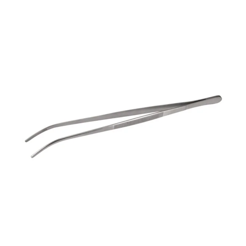 Offset Tweezers - Stainless Steel - 30 cm - Set of 12 Offset Tweezers - Stainless Steel - 30 cm - Set of 12