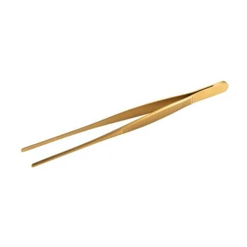 Straight Tweezers - 14 cm - Set of 12