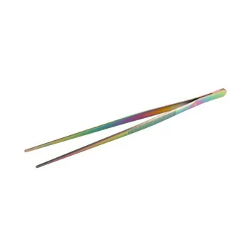 Straight Tweezers - 14 cm - Set of 12