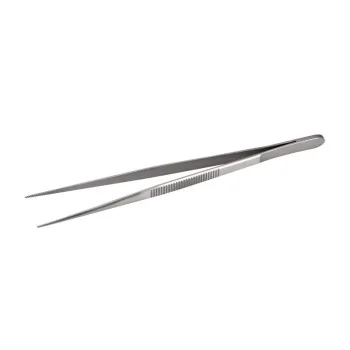 Straight Tweezers - 14 cm - Set of 12