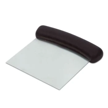 Rectangular Flexible Dough Scraper - Stainless Steel - 8.5 x 11 cm - Set of 6