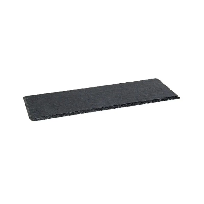 Rectangular Natural Slate Tray - 10 x 30 cm - Set of 6