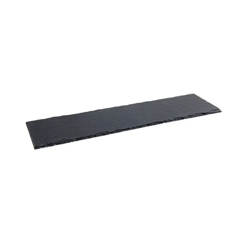 Rectangular Natural Slate Tray - 12 x 45 cm - Set of 6