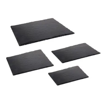Rectangular Natural Slate Tray - Gastronorm 1/1 - 53 x 32.5 cm - Set of 6