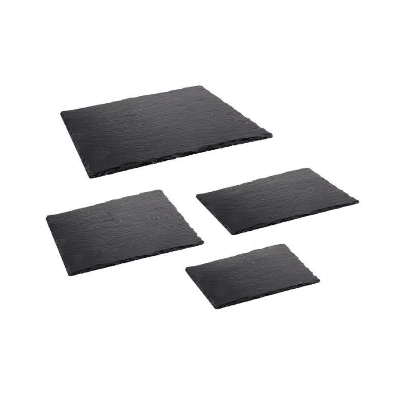 Rectangular Natural Slate Tray - Gastronorm 1/1 - 53 x 32.5 cm - Set of 6