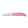 Claude Dozorme Berlingot Dessert Knife, Pink Nacrine Handle