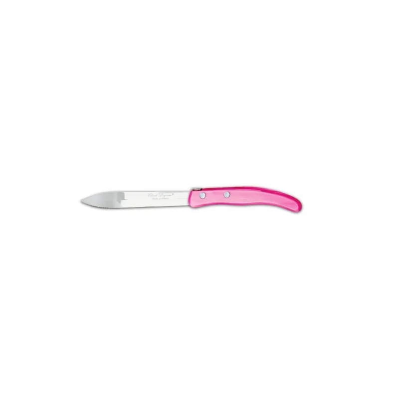 Claude Dozorme Berlingot Grapefruit Knife, Pink Nacrine Handle
