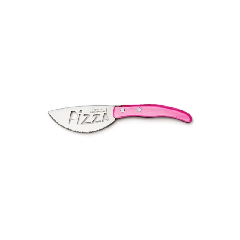 Claude Dozorme Berlingot Pizza Knife, Pink Nacrine Handle
