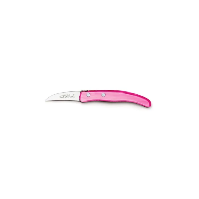 Claude Dozorme Berlingot Bird's Beak Knife, Pink Nacrine Handle