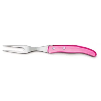 Claude Dozorme Berlingot Cheese Fork, Pink Nacrine Handle