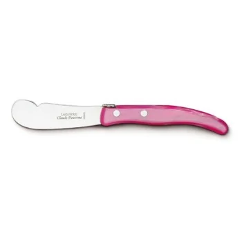 Claude Dozorme Berlingot Butter Knife, Pink Nacrine Handle