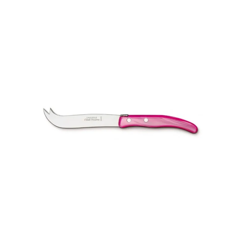 Claude Dozorme Berlingot Bread Knife, Pink Nacrine Handle Claude Dozorme Berlingot Bread Knife, Pink Nacrine Handle